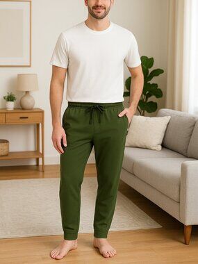 Hanes Originals Men's 100% Soft Cotton French Terry Knit Sleep Jogger